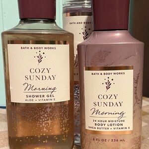 Bath & Body Works Cozy Sunday Morning Set - NWT